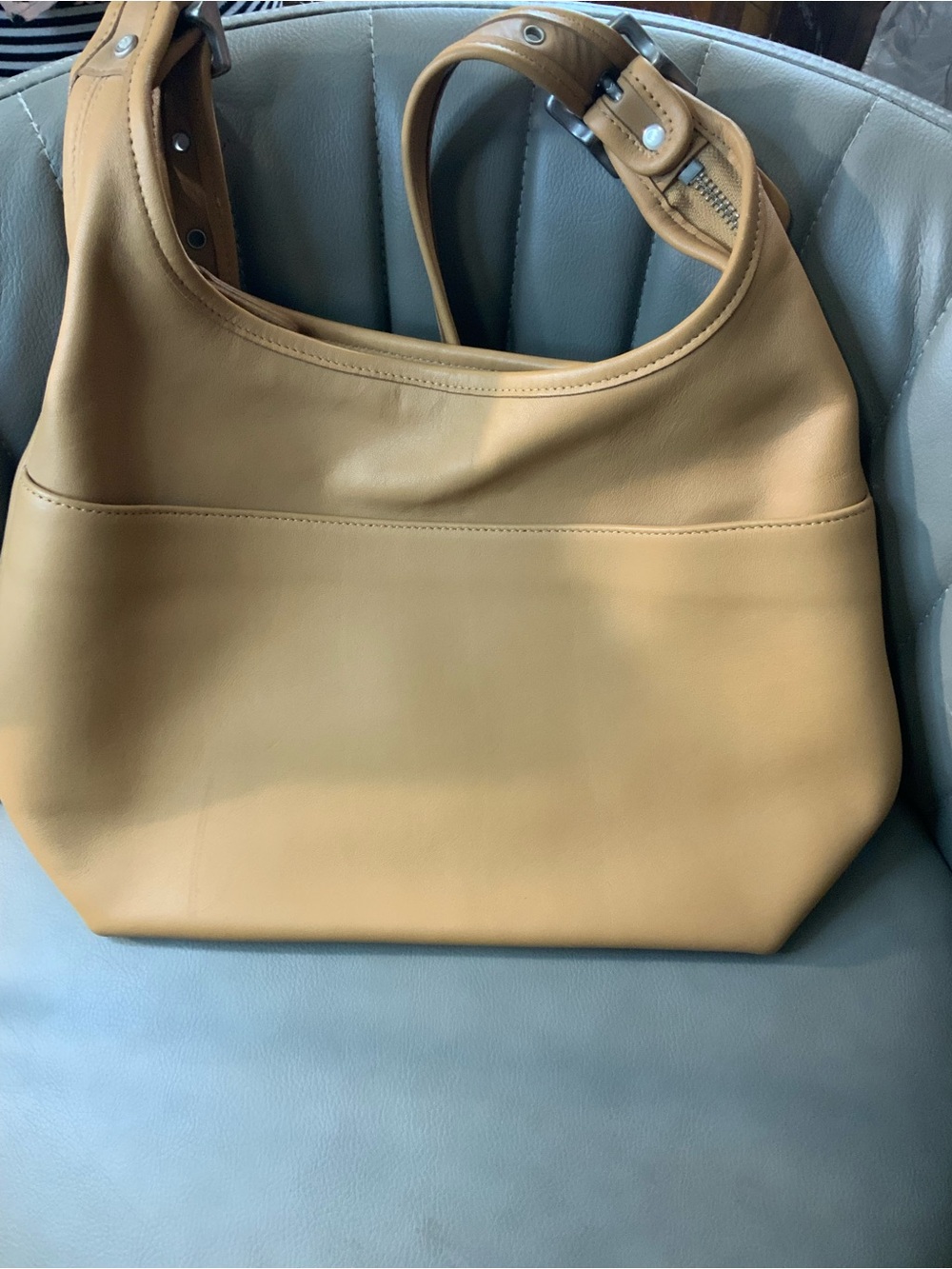 Vintage Coach Legacy Hobo Shoulder Bag Camel